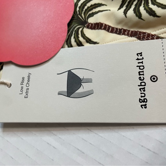 Women’s Augabendita Low Rise Extra Cheeky Bikini Bottoms Palm Trees - Picture 6 of 7